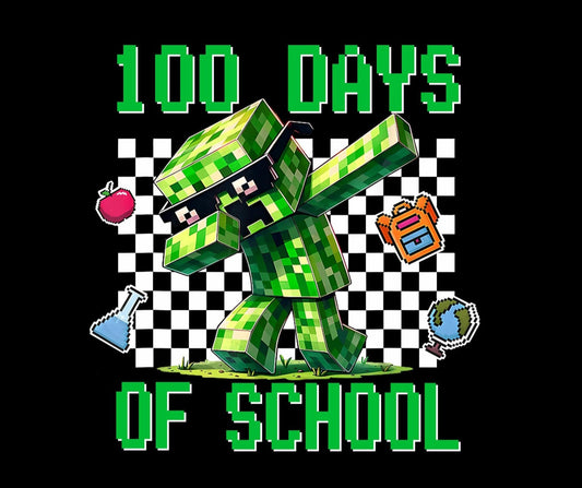 100 Days of School Block Apparel