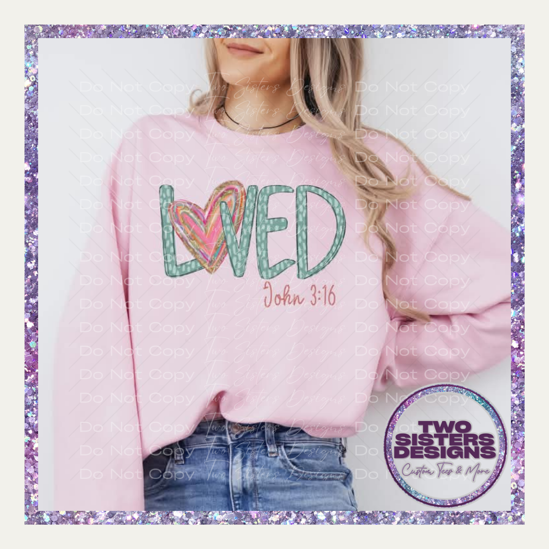 Loved John 3:16 Apparel