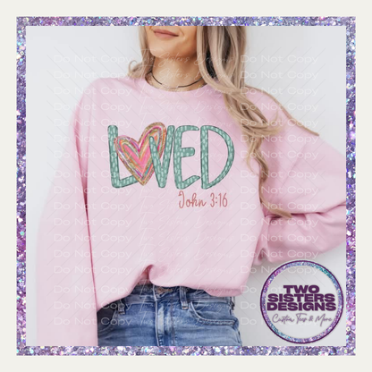 Loved John 3:16 Apparel