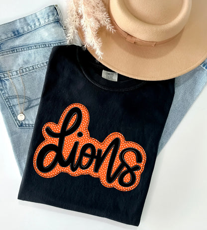 Faux Appliqué Mascot