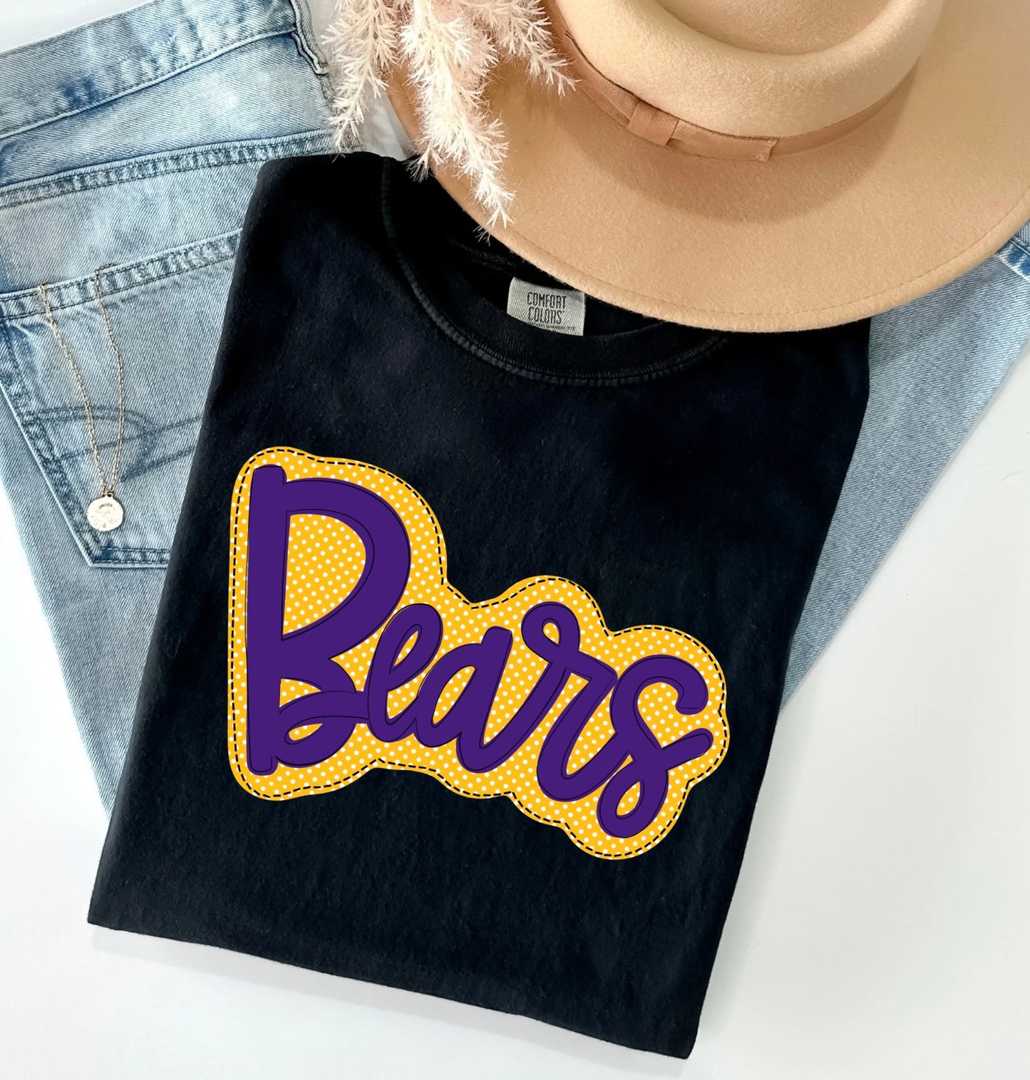 Faux Appliqué Mascot