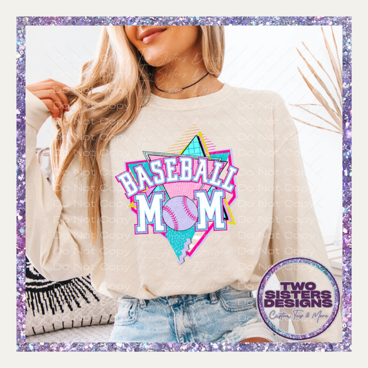 Baseball Mom Plate Apparel