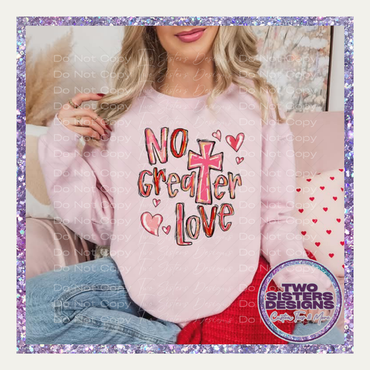 Pink and Red No Greater Love Apparel