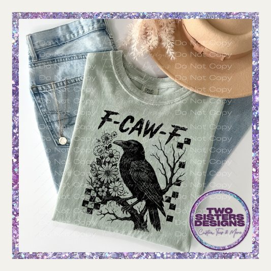 F-CAW-F Floral Bird Apparel