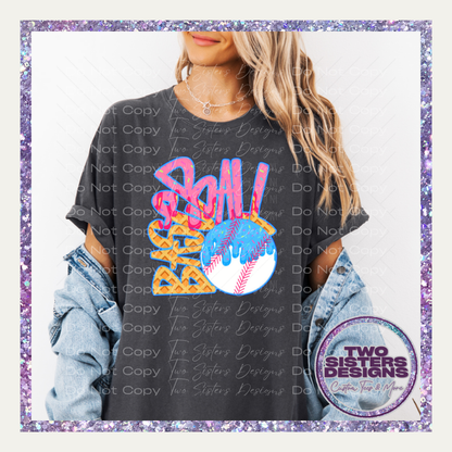 Ice Cream Baseball Apparel