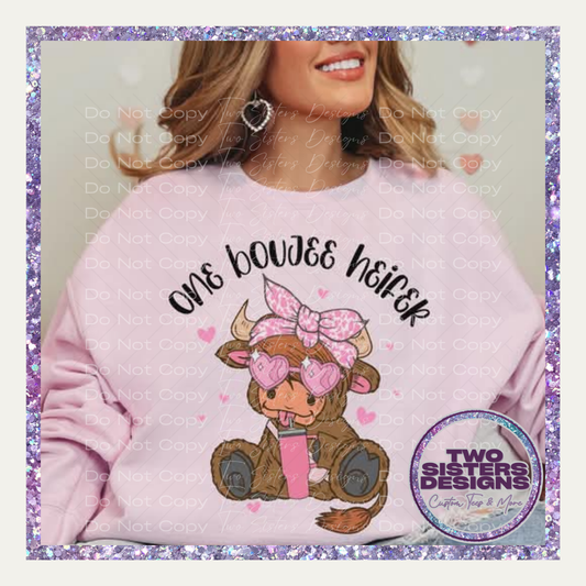 One Boujee Heifer Apparel
