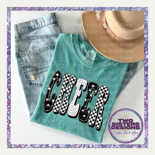 Retro Checkered Cheer Apparel
