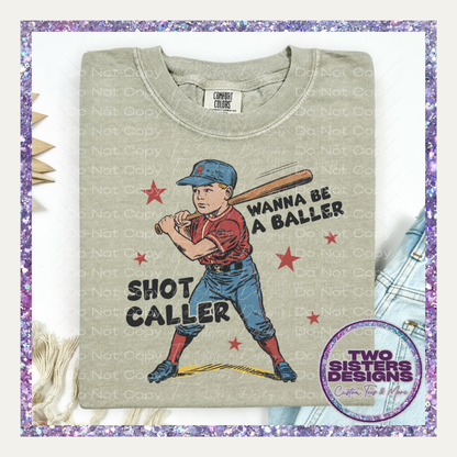 Shot Caller Baseball Apparel