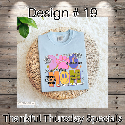 Thankful Thursday Designs From 1/4/26