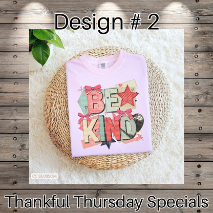 Thankful Thursday Designs From 1/4/26