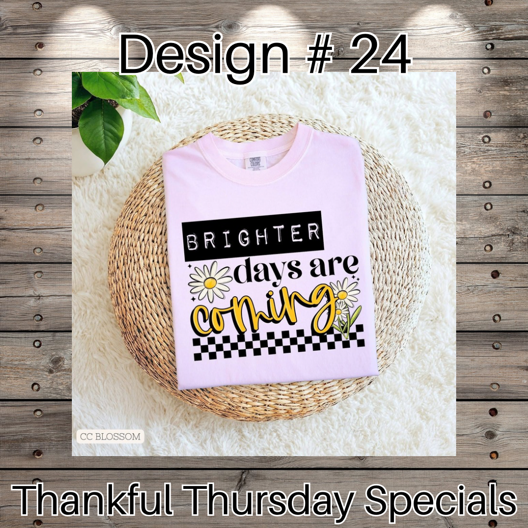 Thankful Thursday Designs From 1/4/26