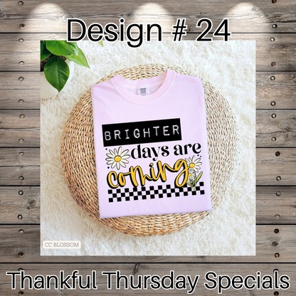 Thankful Thursday Designs From 1/4/26