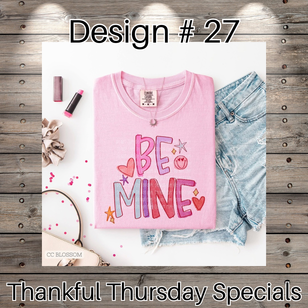 Thankful Thursday Designs From 1/4/26