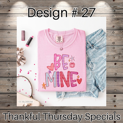 Thankful Thursday Designs From 1/4/26
