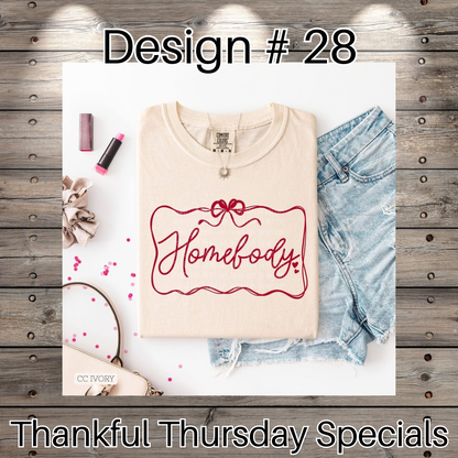 Thankful Thursday Designs From 1/4/26