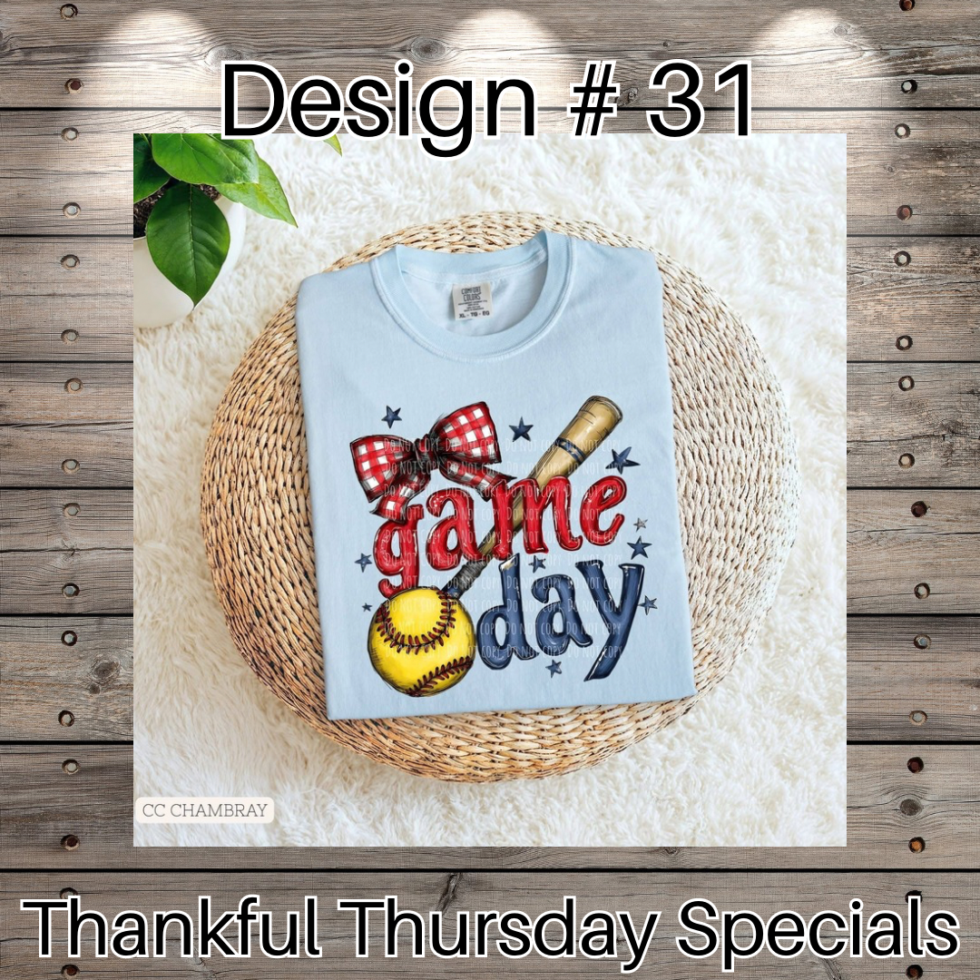 Thankful Thursday Designs From 1/4/26