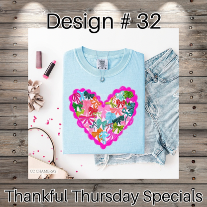 Thankful Thursday Designs From 1/4/26