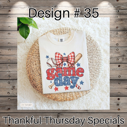 Thankful Thursday Designs From 1/4/26
