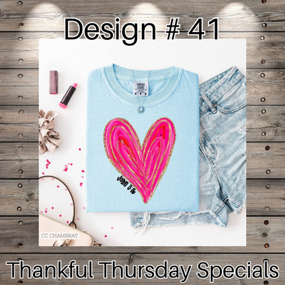 Thankful Thursday Designs From 1/4/26
