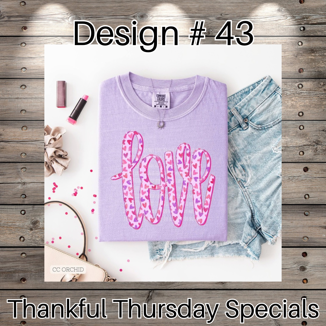 Thankful Thursday Designs From 1/4/26