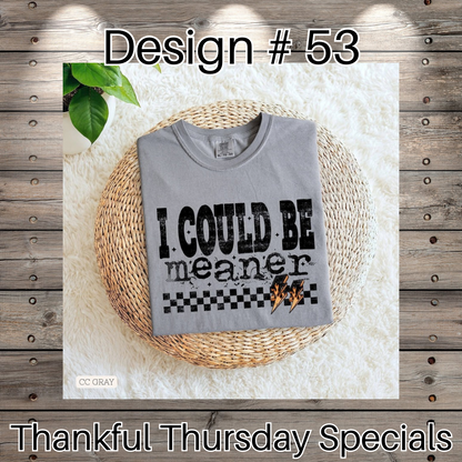 Thankful Thursday Designs From 1/4/26