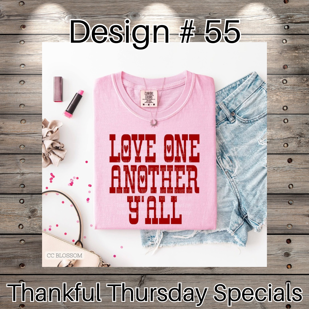Thankful Thursday Designs From 1/4/26
