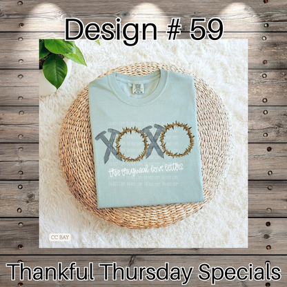 Thankful Thursday Designs From 1/4/26