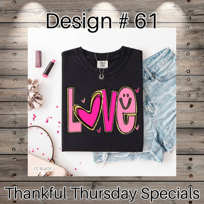 Thankful Thursday Designs From 1/4/26