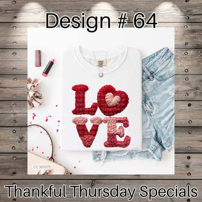 Thankful Thursday Designs From 1/4/26