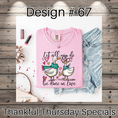Thankful Thursday Designs From 1/4/26