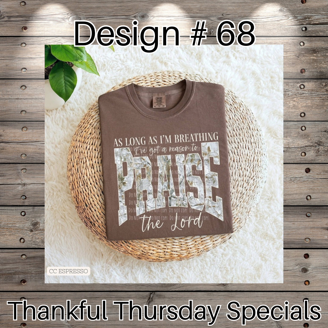 Thankful Thursday Designs From 1/4/26
