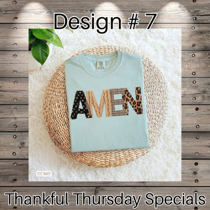 Thankful Thursday Designs From 1/4/26