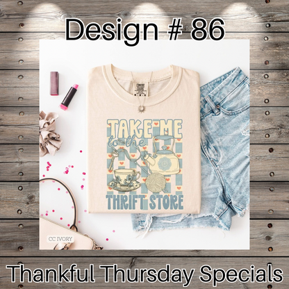 Thankful Thursday Designs From 1/4/26